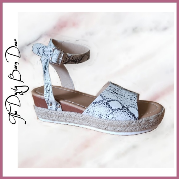 Snakeskin Platform Sandals LT697931269CN - Picture 3 of 4